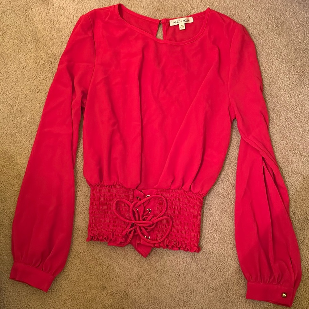 Miley+ Molly Red Top Medium